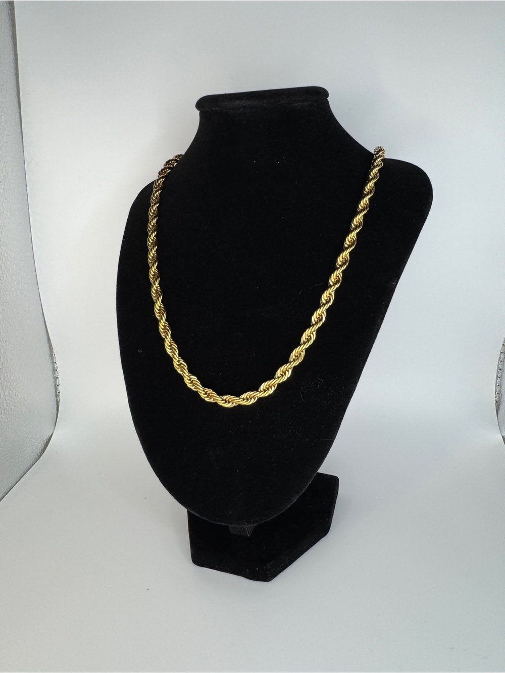 Classic Gold Rope Chain Necklace - Women Jewelry